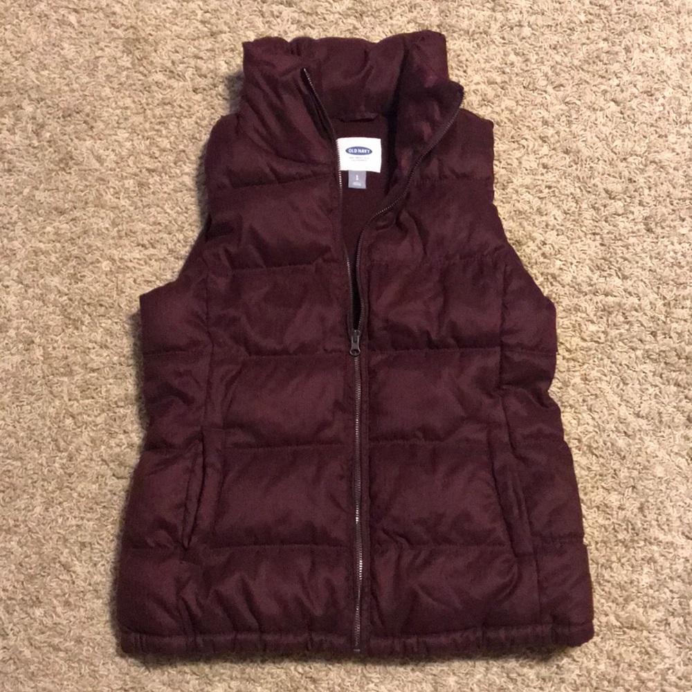 Old Navy Maroon Vest